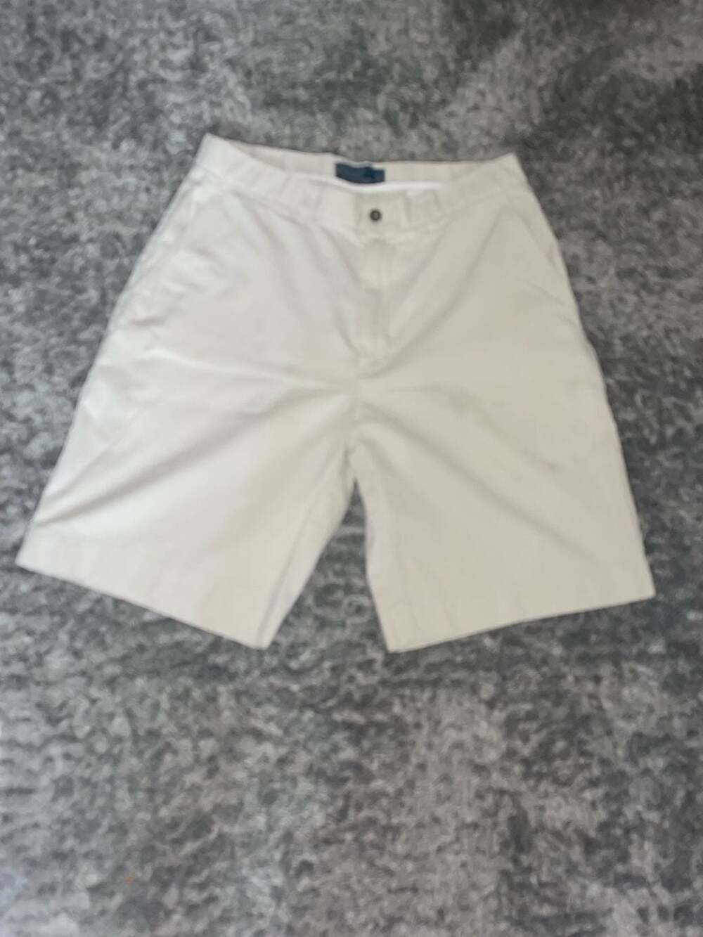 Polo Ralph Lauren Men's White Flat Front Chino Shorts